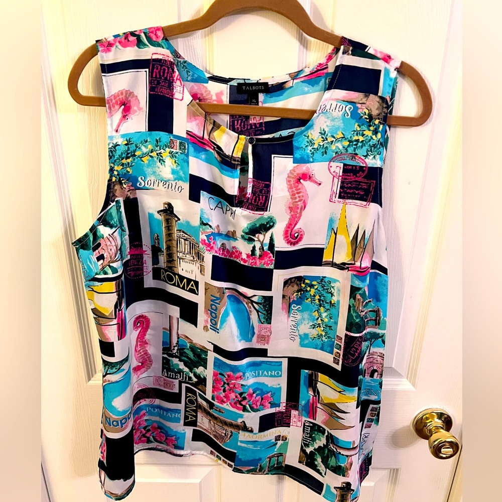 Sleeveless blouse by Talbots